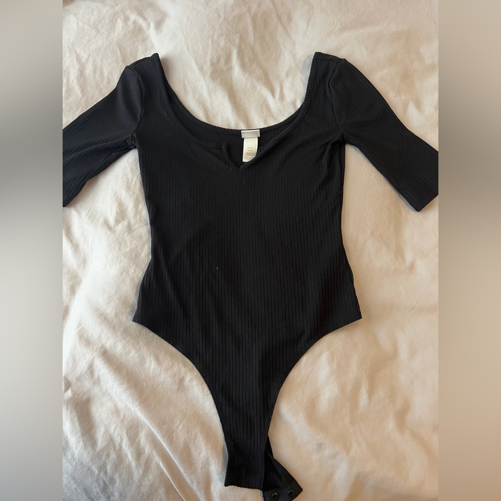 H&M Black Body Suit